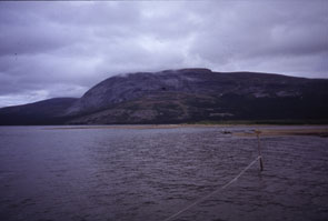 Char fishing at the end of Mishta-natuashu. Photo courtesy Peter Armitage.